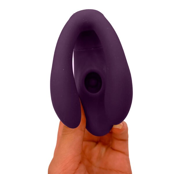 Vibrador de Casal Beet com Sugador e Controle - Image 4