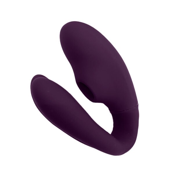 Vibrador de Casal Beet com Sugador e Controle