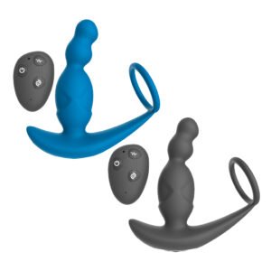 Anel Peniano Gear com Estimulador de Próstata e Controle