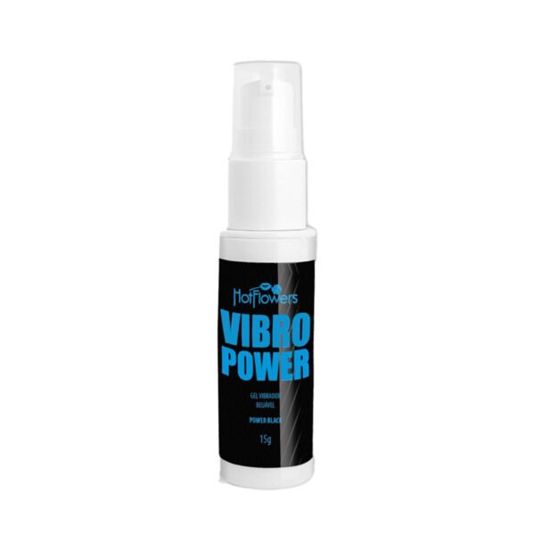 Gel Vibro Power - Power Black - Hot Flowers - Image 2