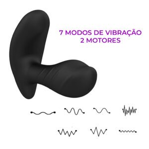 Estimulador de Próstata com Aquecedor e Controle Remoto