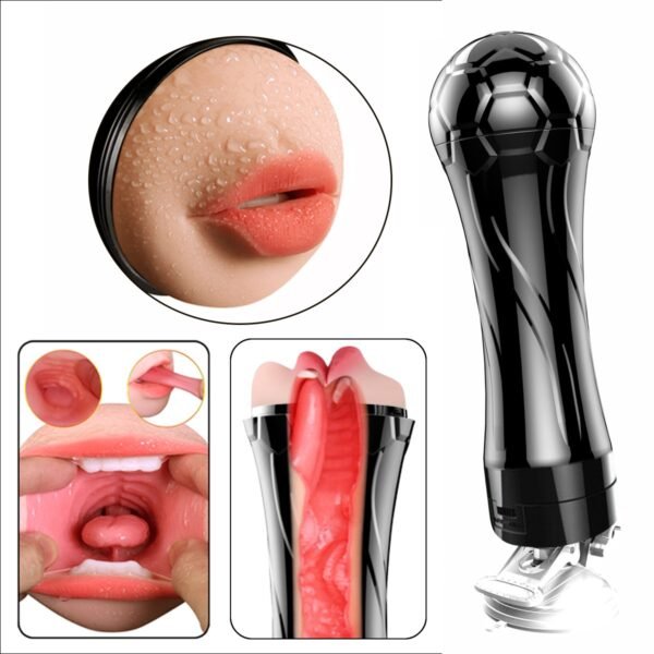 Troféu dos Prazeres Vagina com Vibração e Ventosa - Image 2