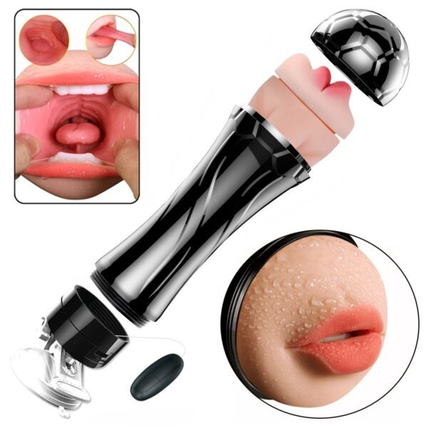 Troféu dos Prazeres Vagina com Vibração e Ventosa - Image 5